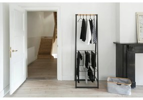 Suport pentru haine negru din oțel Linn – Brabantia