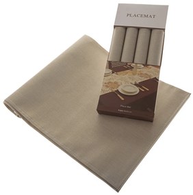 Suport farfurie SES4004 Beige 30 x 45 cm, set de 4 buc.