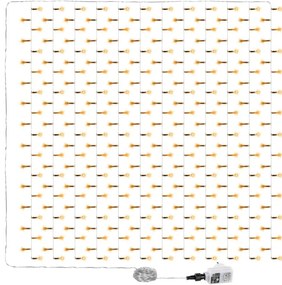 Perdea luminoasă de Crăciun 600 LED - 6x3 m, alb cald