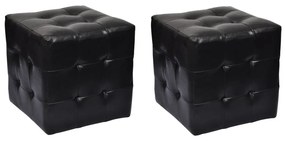 Scaune cub, negru 2, Negru