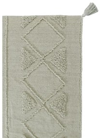 Covor verde deschis lavabil/țesut manual din bumbac 170x240 cm Tribu Olive – Lorena Canals