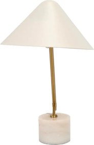 Lampa de masa din otel cu baza din marmura Contemporary