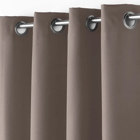 Draperie maro 140x180 cm Essentiel – douceur d'intérieur