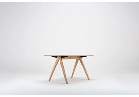 Masă din lemn de stejar Gazzda Ava, 140 x 90 cm