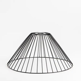 Abajur universal CURITIBA Ø 45 cm, negru