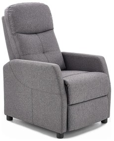 Fotoliu reglabil FELIPE, gri