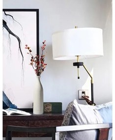 Vază ceramică albă, 46 cm