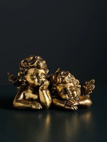Decoratiune de masa, ingerasi decorativi, din rasina, Contemplative