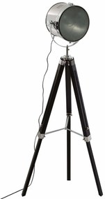 Lampă cu 3 picioare, înălțime 152 cm, neagră