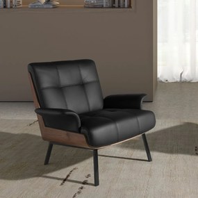 Fotoliu elegant design italian Black-Walnut