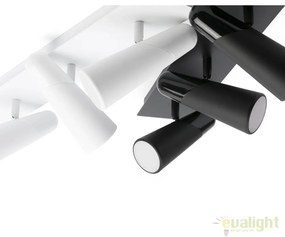 Aplica perete LED moderna cu 3 spoturi LAO neagra 29043