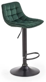 Scaun de bar tapitat H-95 - Verde