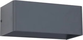 Brilagi - Aplică LED de exterior DONNANI, 7W, 230V, 20 cm, antracit, IP44