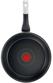 Tigaie Tefal G2550772, 30 cm, Strat Titan, Thermo-Spot, Inductie, Negru