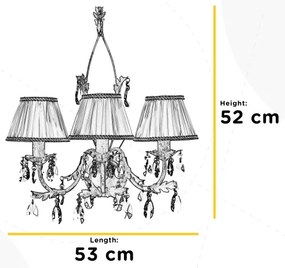 Aplică KAREN 3xE14/6W/230V bronz ONLI