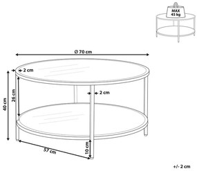 Măsuță de cafea Bianey (transparentă). 1078095