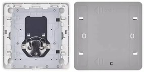 Comutator cu 2 butoane GoSmart Tuya alb