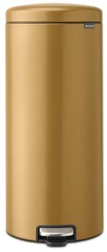 Coș de gunoi auriu cu pedală din oțel 30 l NewIcon – Brabantia