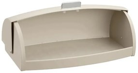 Cutie pentru paine Klausberg KB 7932, 45 cm, Maner ergonomic, Metal, Bej