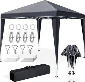 Cort de petrecere / pavilion CAPRI, 3x3m, antracit Casaria