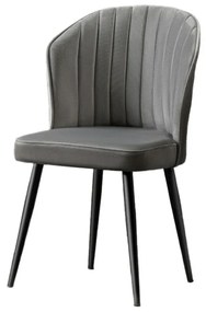 Set de scaune de sufragerie Rubi Grey, 2 buc., 2 buc.
