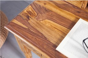 Birou din lemn de trandafir Sheesham Honey, Hemingway 90cm