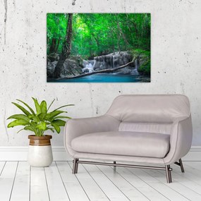 Tablou - Cascada Erawan, Kanchanaburi, Thailanda (90x60 cm)