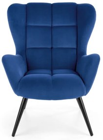 Fotoliu CHATEU, albastru închis