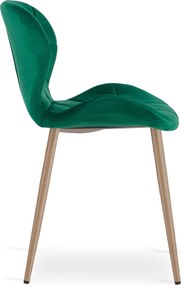Scaun de masa MANGO VELVET, verde