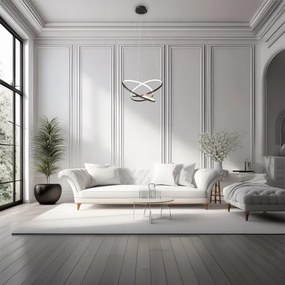 Lustră LED pe cablu EMPOLI LED/55W/230V negru