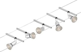 Paulmann 94442 - Set 5x GU5,3/10W spot SALT 230V crom mat satinat