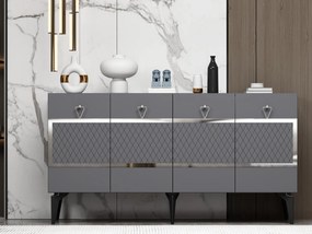 Dulap Vadiki 1 (antracit + argintiu) . 1093450