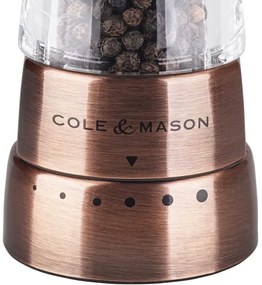 Cole&Mason DERWENT set 2 râșnițe sare și piper, 19 cm, cupru