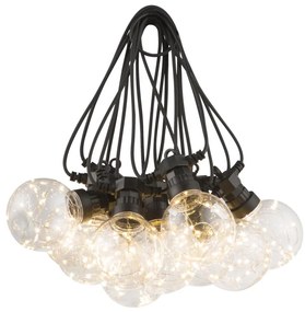 Instalație LED decorativă de exterior Globo 34090N ALMAGA 10xLED/0,27W/230V 7,5 m IP44