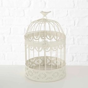 COLIVIE DECORATIVA FREDERIQUE, 19X30 CM, METAL, ALB
