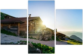 Tablou - Dimineața în Alpi Tirol (90x60 cm)