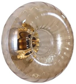 Plafoniera metal auriu sticla chihlimbar Celestial