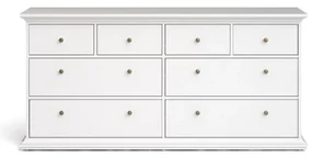 Comodă albă joasă 183x87 cm Paris – Tvilum