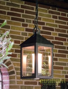 Pendul iluminat exterior din fier forjat, HL 2491-A