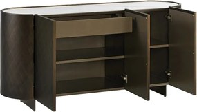 Comoda cu model optic 3D, Ceramica Alba, REFLECTION 150cm A-46502 VC