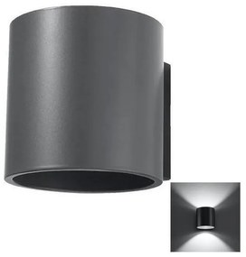 Sollux SL.0566 - Aplica de perete ORBIS 1xG9/40W/230V antracit
