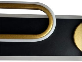 Plafonieră LED dimabilă LED/60W/230V 3000-6500K negru + telecomandă