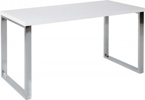 Birou elegant White Desk 120x60cm alb