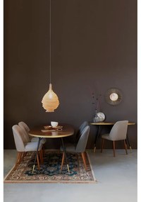 Masă de dining cu blat cu aspect de lemn de frasin 90x180 cm Denise – White Label