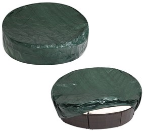 Deuba Husa de protectie lazy pentru pat Ø 236, 188 cm