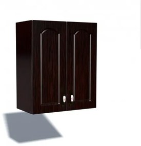 Corp superior 60 cu 2 usi cu scurgator de vase Zebra MDF mustata wenge
