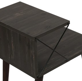 Măsuță de noptieră Cross Dark Brown