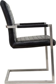 Set de 2 scaune moderne, dining sau birou, Imperial negru antic A-37079 VC