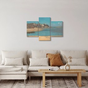 Tablou - Odilon Redon, Village by the Sea in Brittany, reproducere (90x60 cm)