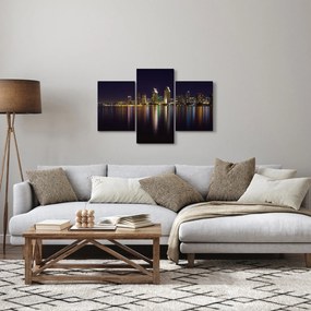 Tablou cu orașul nocturn (90x60 cm)